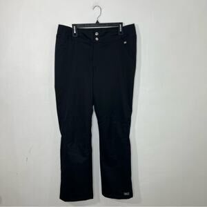 NILS Black Ski Snow Waterproof Outdoor Winter Pants Size 14